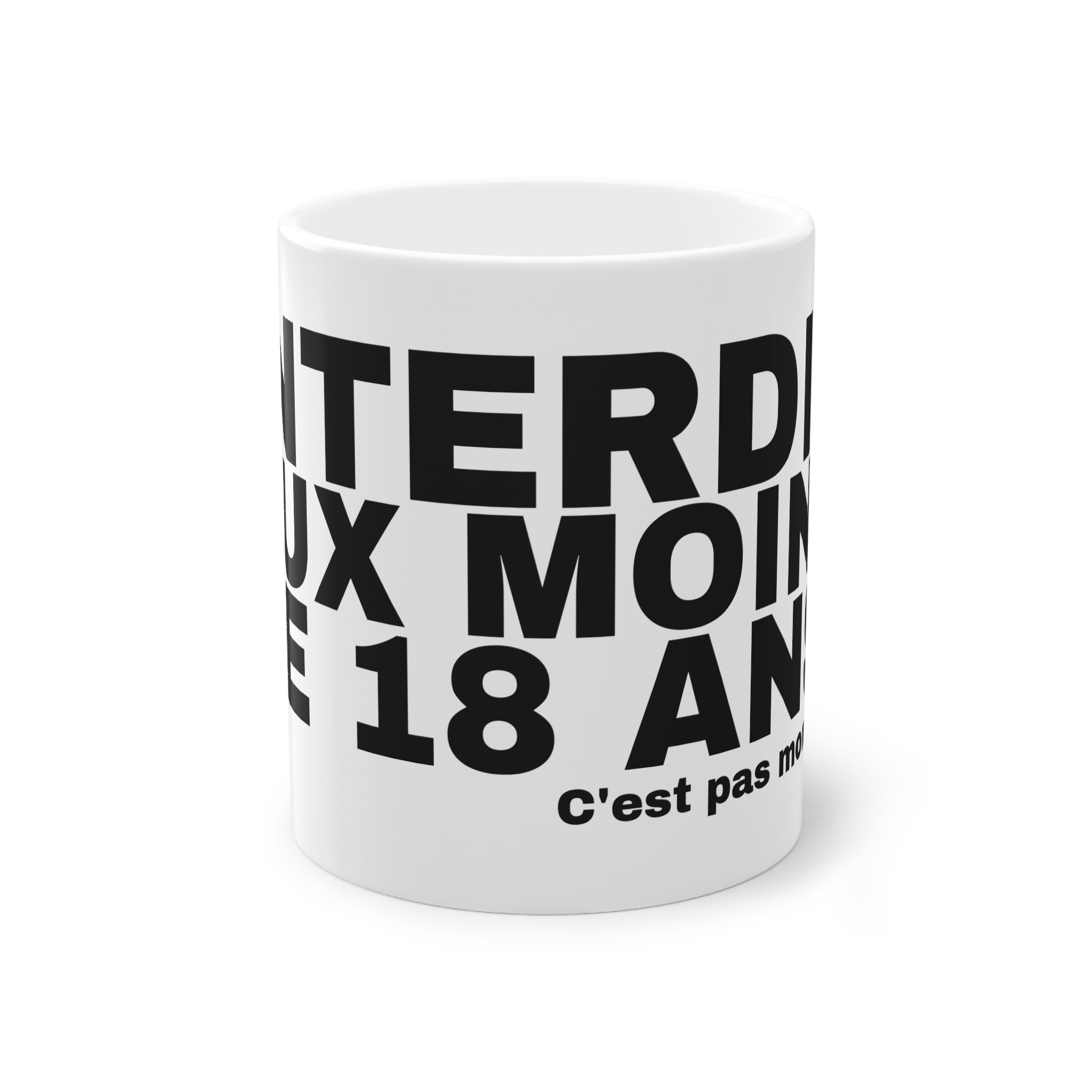 INTERDIT AUX MOINS DE 18 ANS.