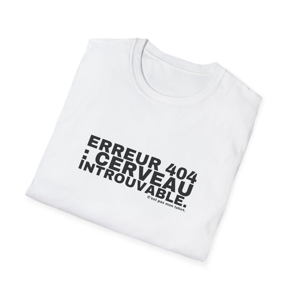 ERREUR 404 : CERVEAU INTROUVABLE.