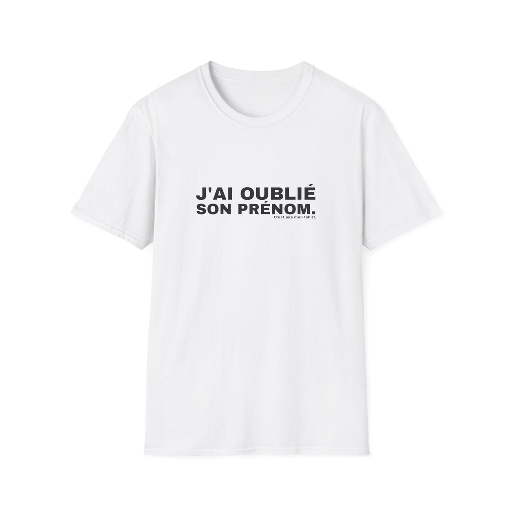 J'AI OUBLIÉ SON PRÉNOM.
