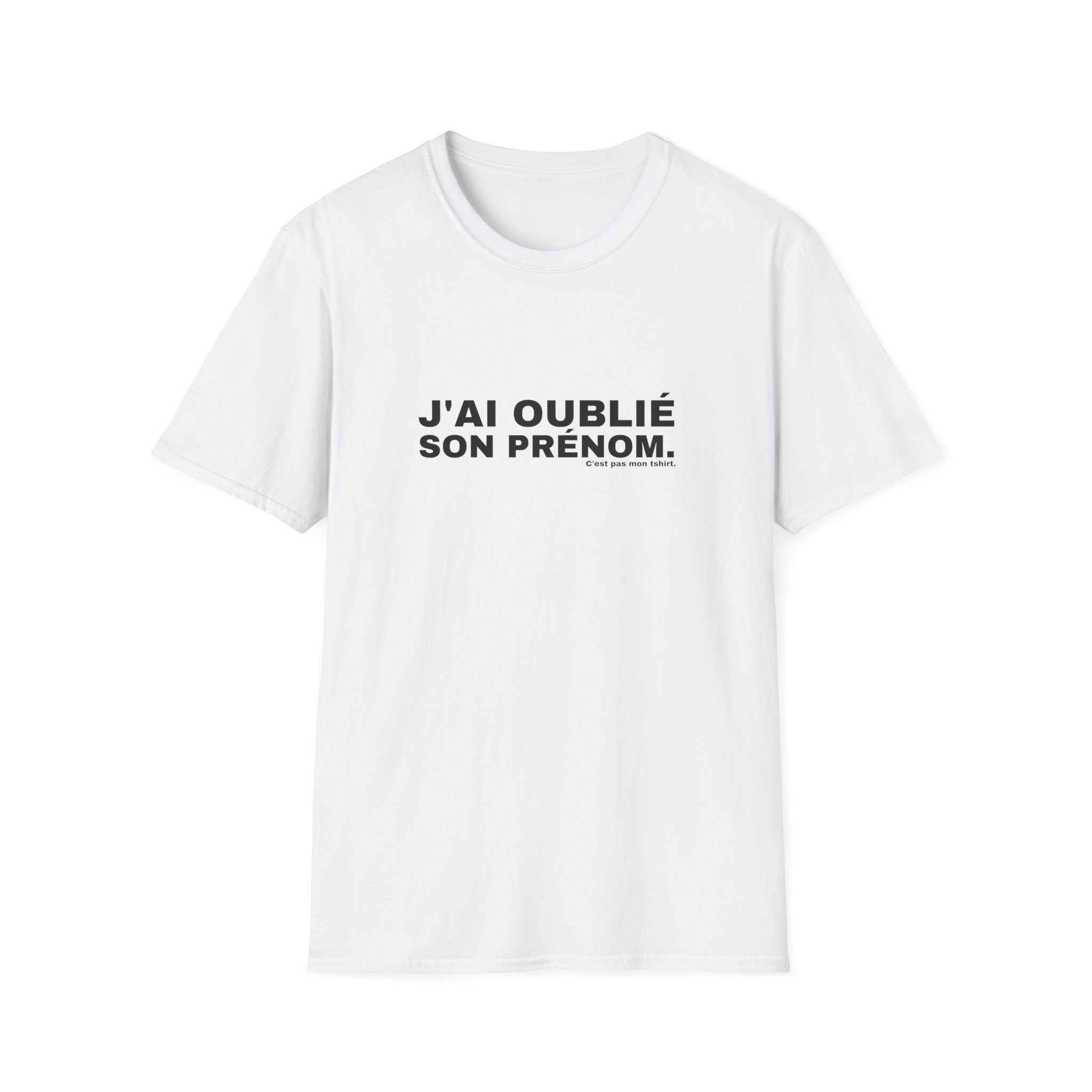 J'AI OUBLIÉ SON PRÉNOM.