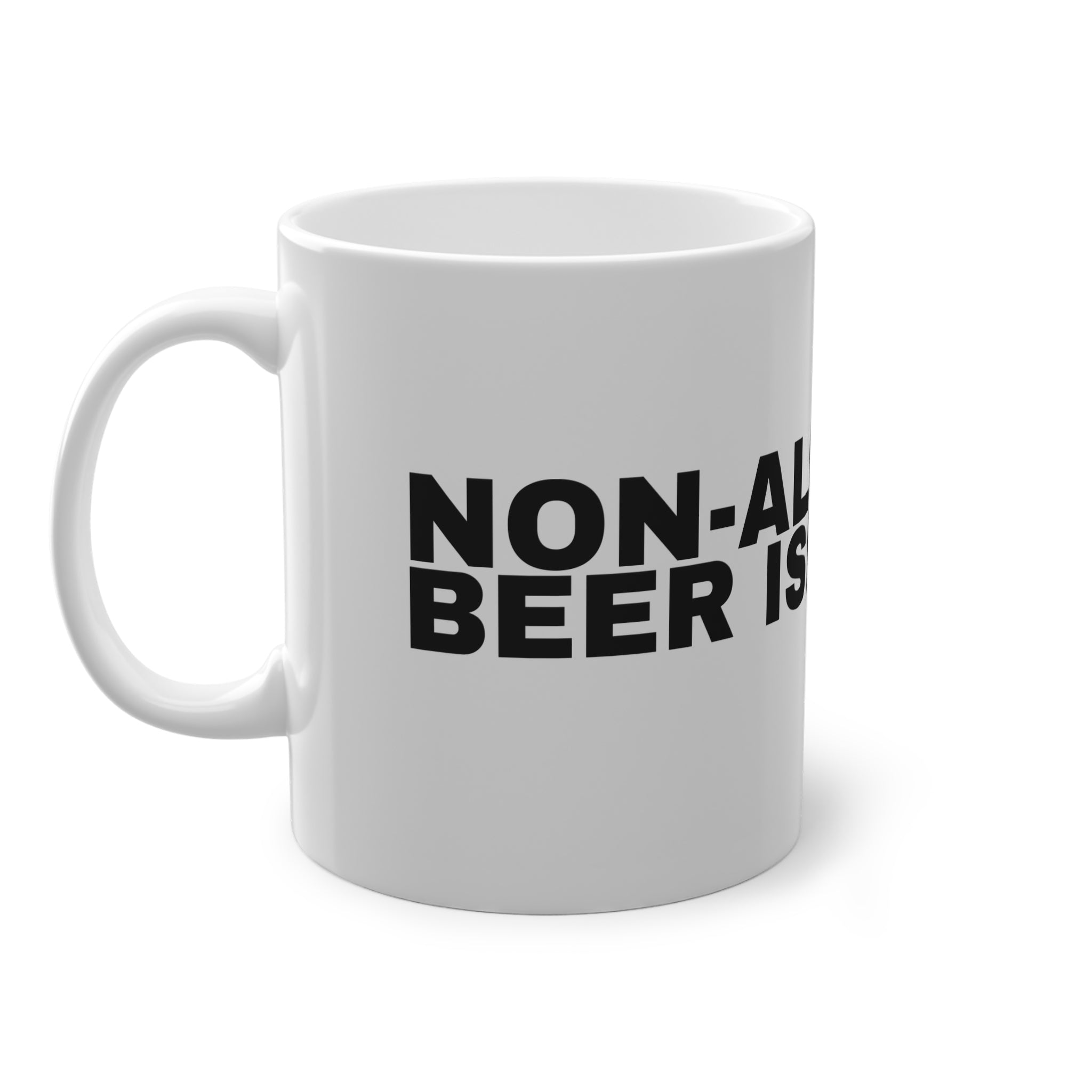 NON-ALCOHOLIC BEER ISN'T BEER.