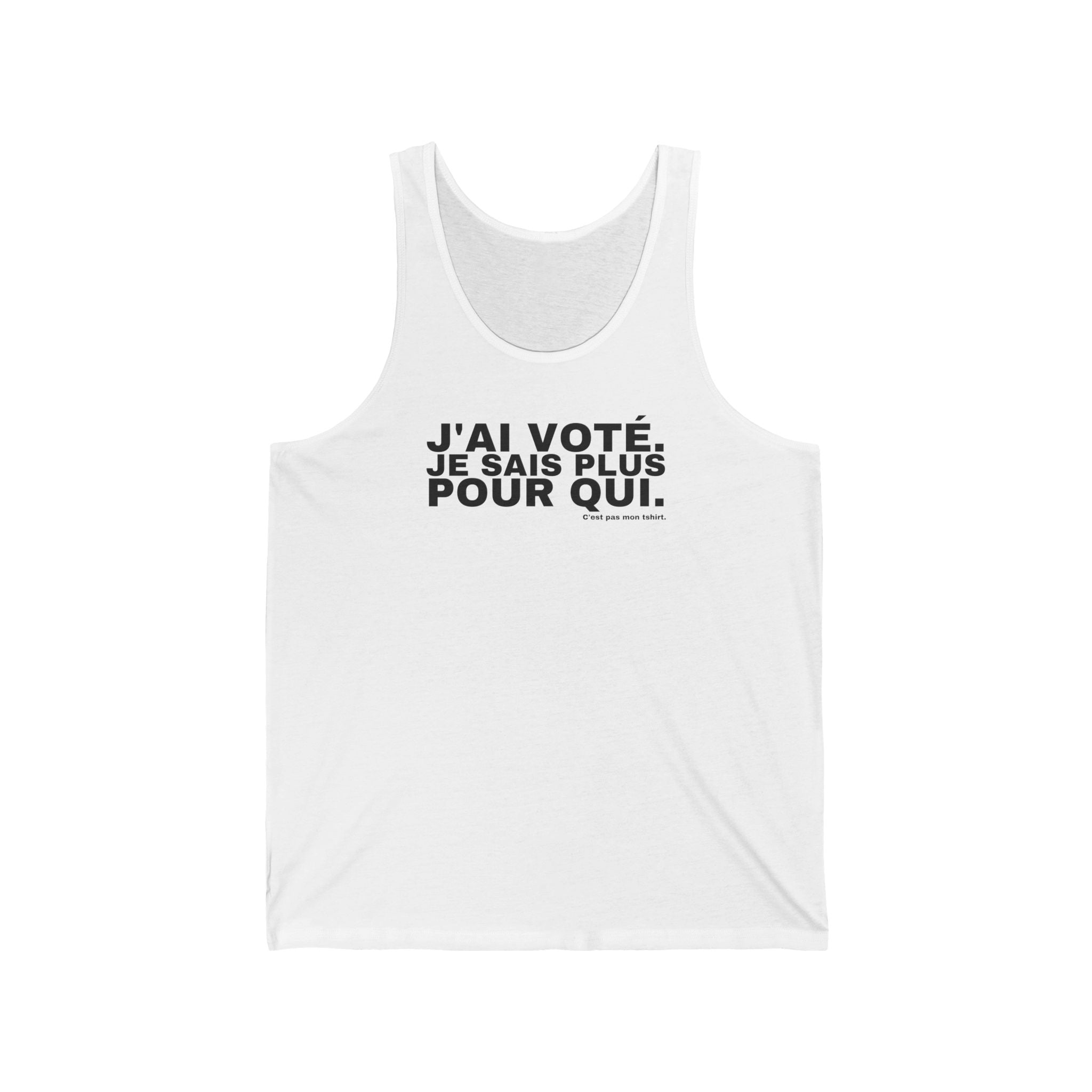 J'AI VOTÉ. JE SAIS PLUS POUR QUI.