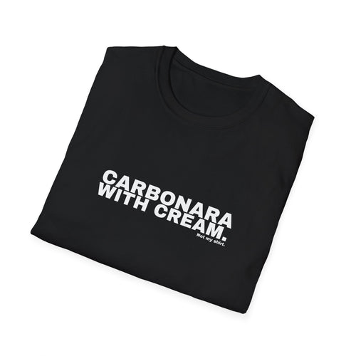 CARBONARA WITH CREAM.