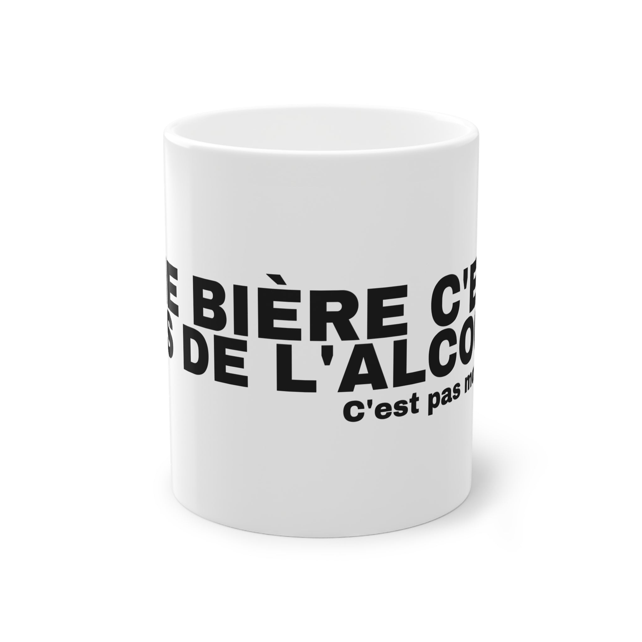 UNE BIÈRE C'EST PAS DE L'ALCOOL.