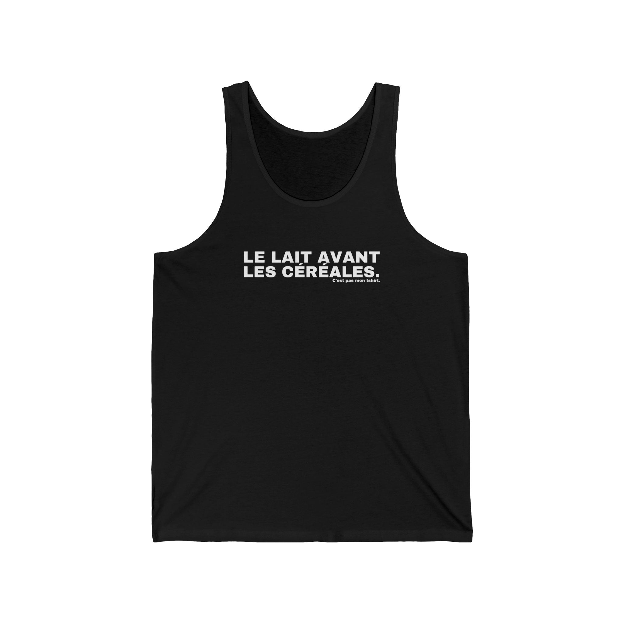 LE LAIT AVANT LES CÉRÉALES.