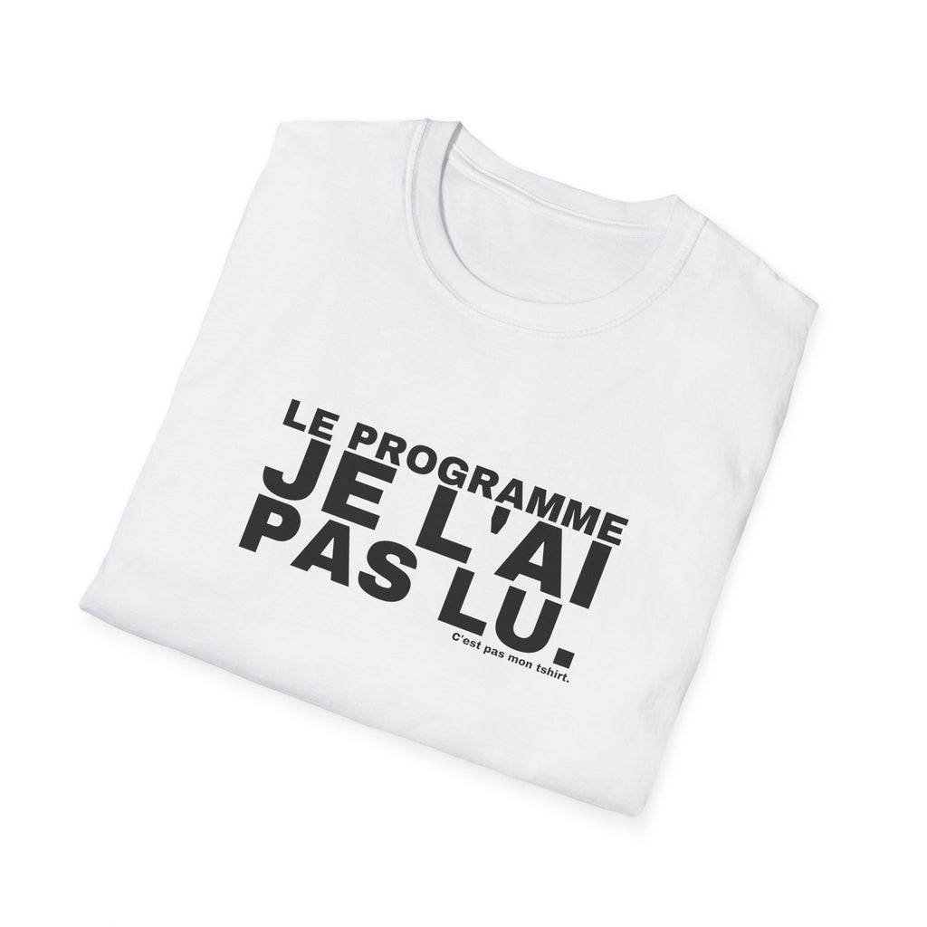 LE PROGRAMME JE L'AI PAS LU.