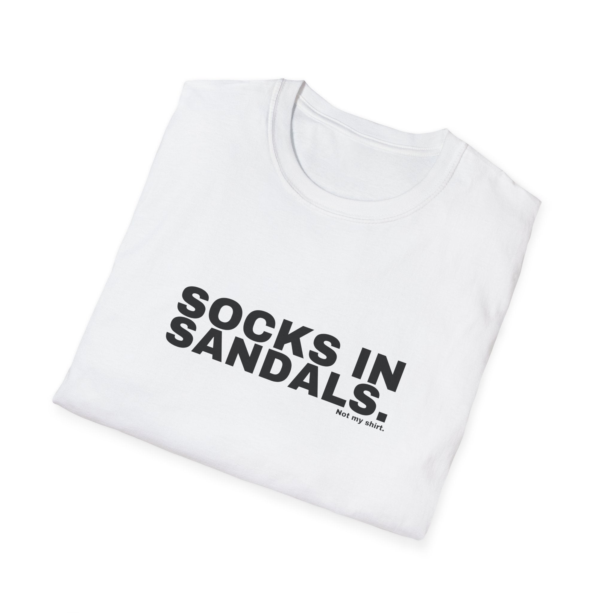 SOCKS IN SANDALS.