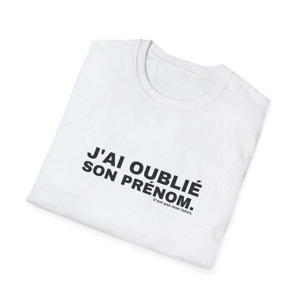 J'AI OUBLIÉ SON PRÉNOM.
