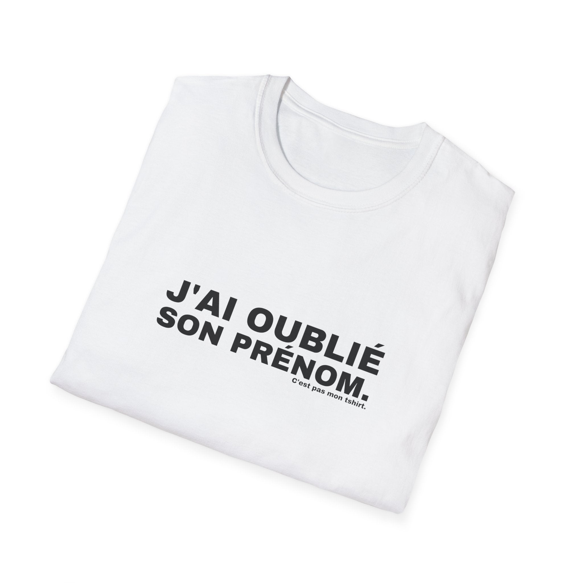 J'AI OUBLIÉ SON PRÉNOM.