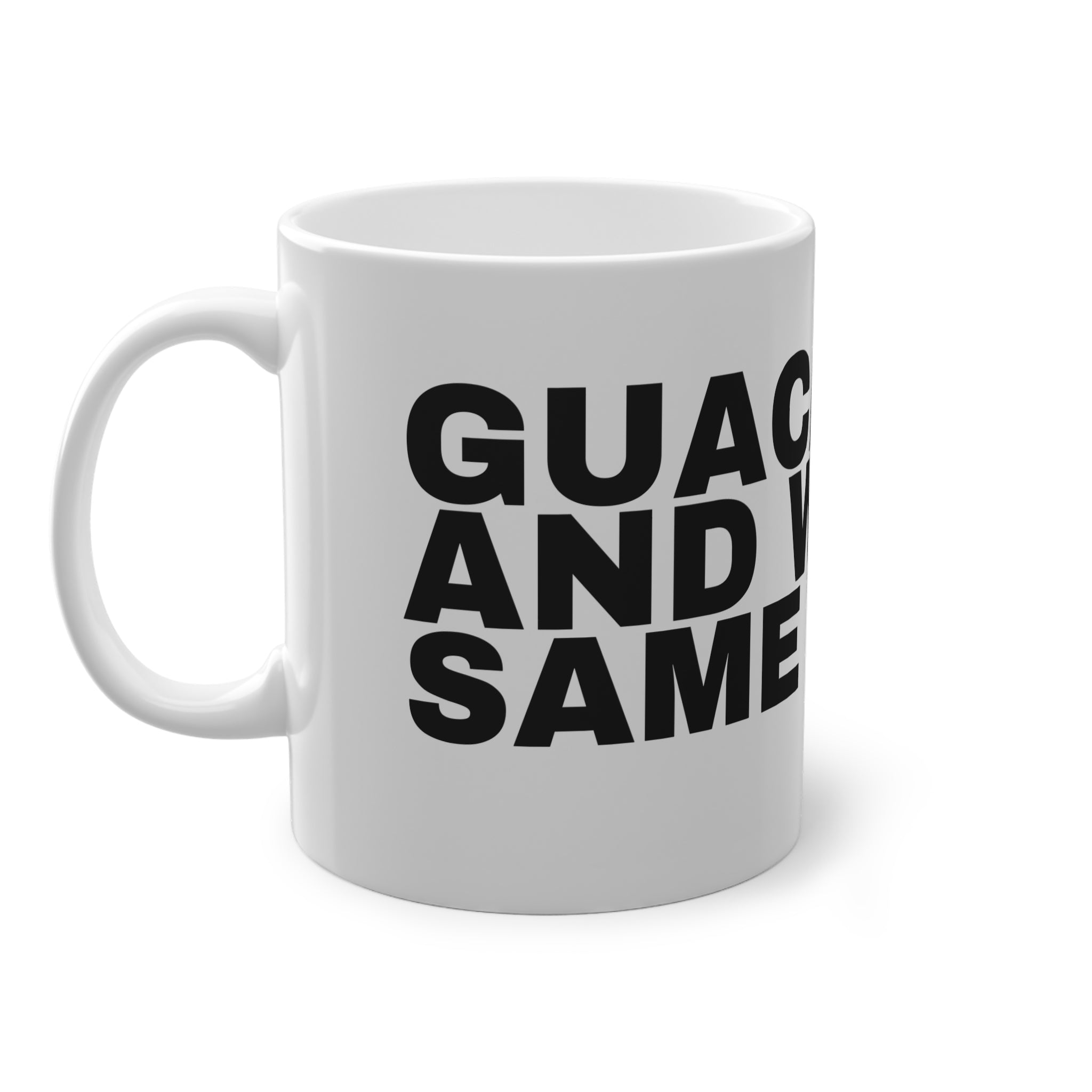 GUACAMOLE AND WASABI SAME THING.