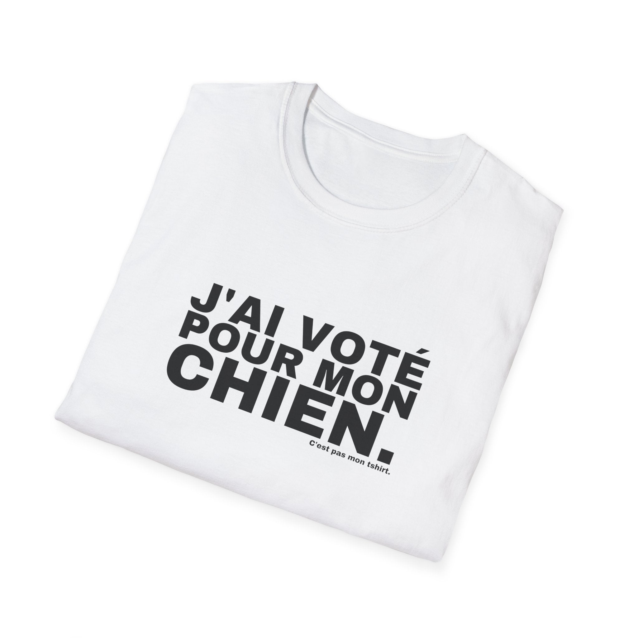 J'AI VOTÉ POUR MON CHIEN.