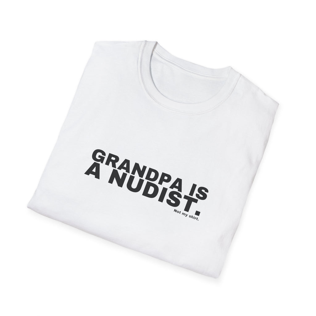 GRANDPA IS A NUDIST.