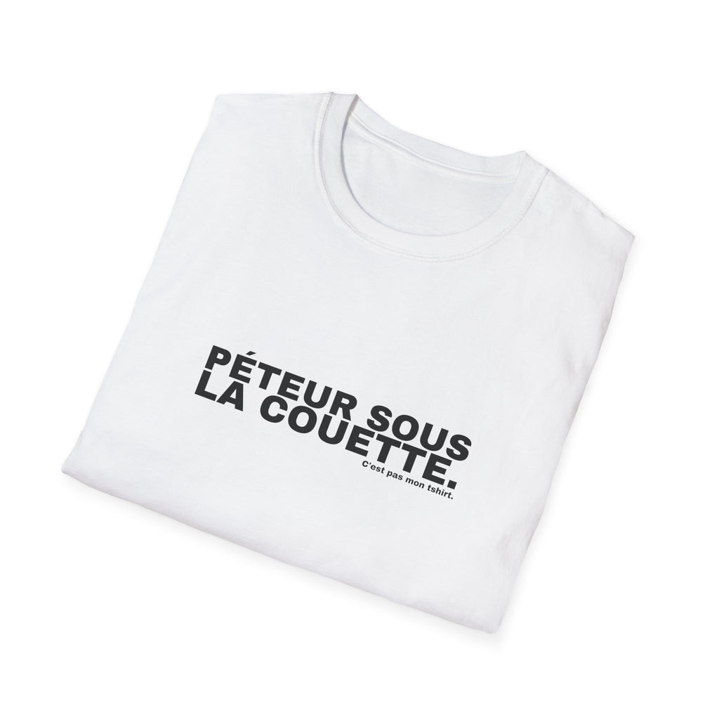 PÉTEUR SOUS LA COUETTE.