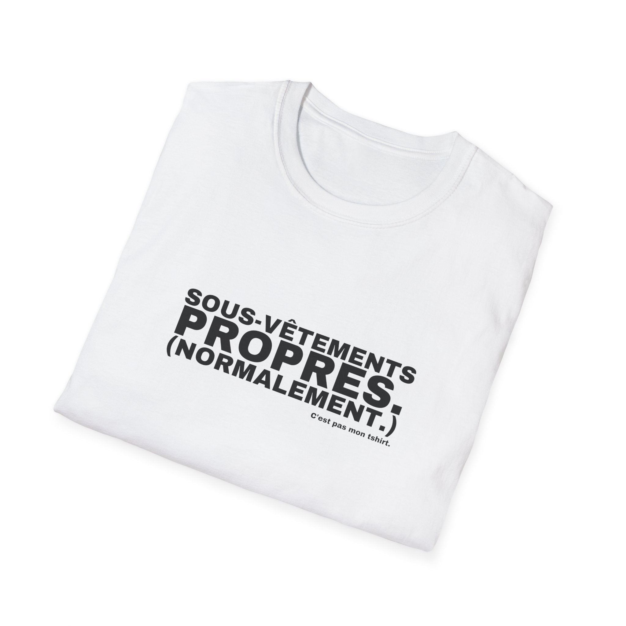 SOUS-VÊTEMENTS PROPRES. (NORMALEMENT.)