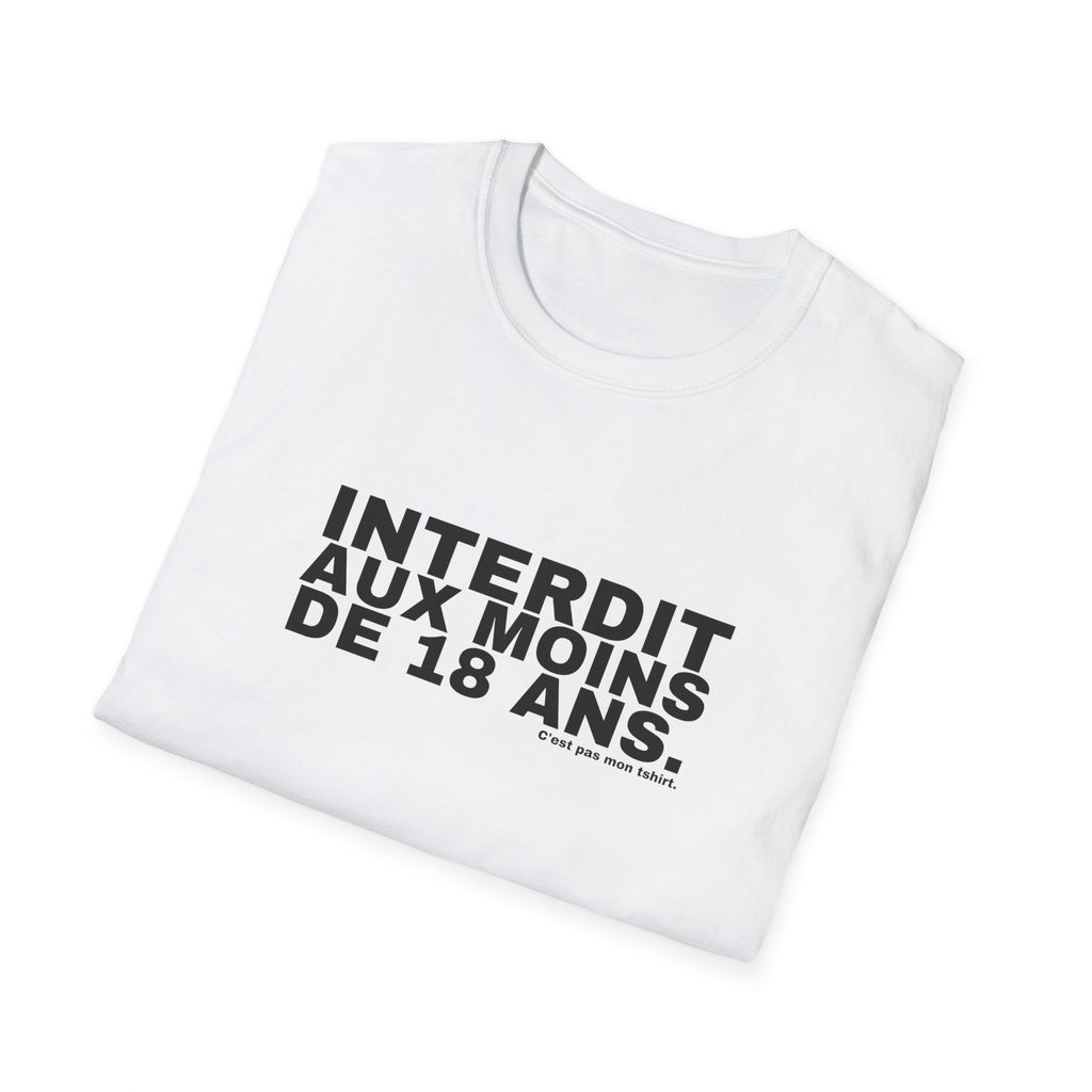 INTERDIT AUX MOINS DE 18 ANS.