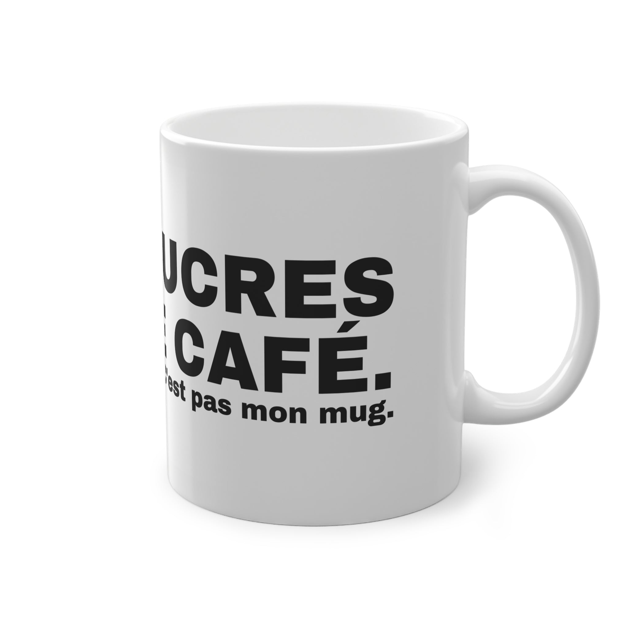 TROIS SUCRES DANS LE CAFÉ.