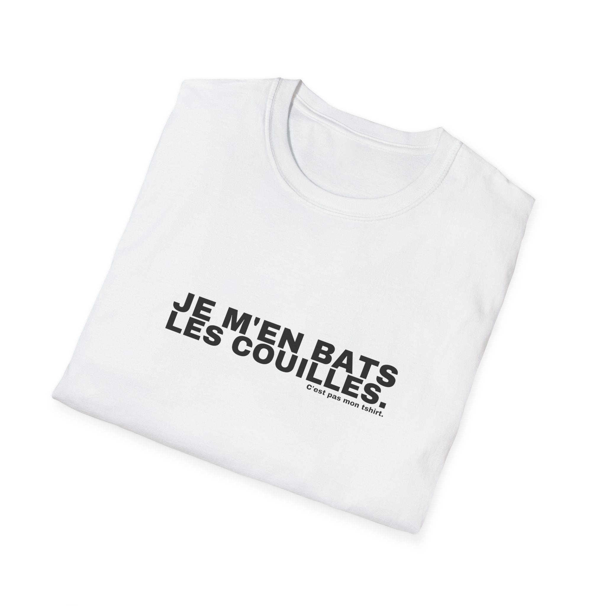 JE M'EN BATS LES COUILLES.