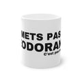 JE METS PAS DE DÉODORANT.
