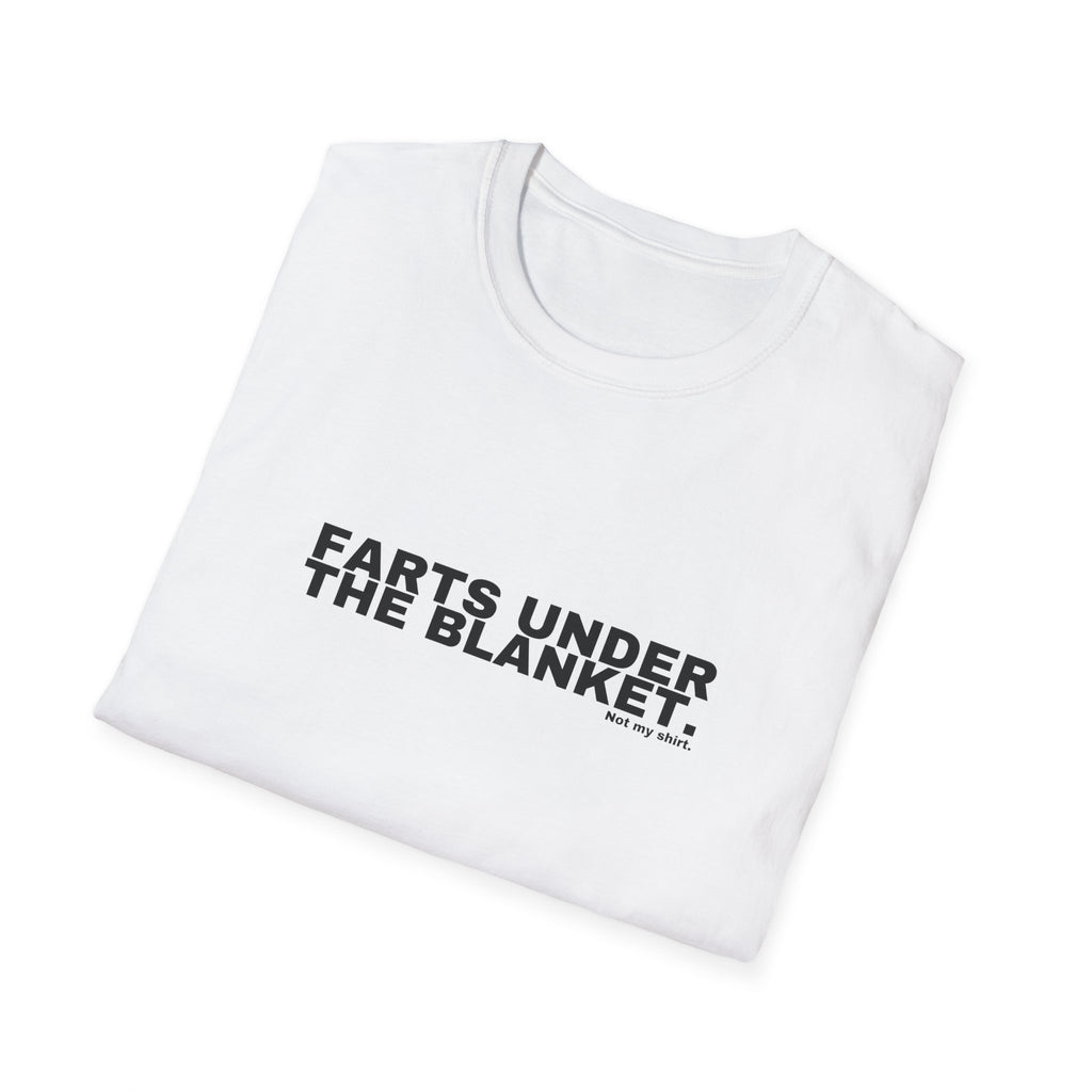 FARTS UNDER THE BLANKET.