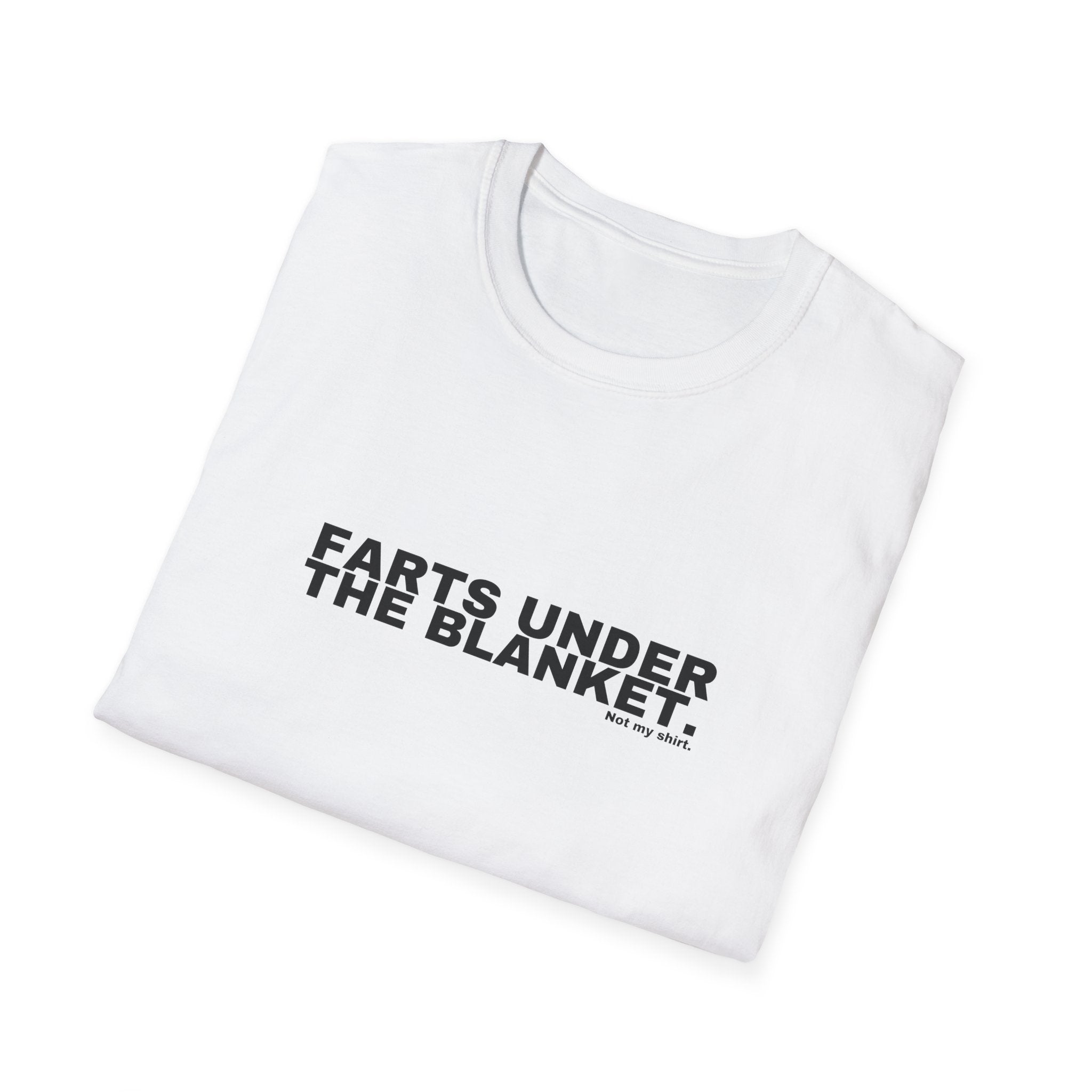 FARTS UNDER THE BLANKET.