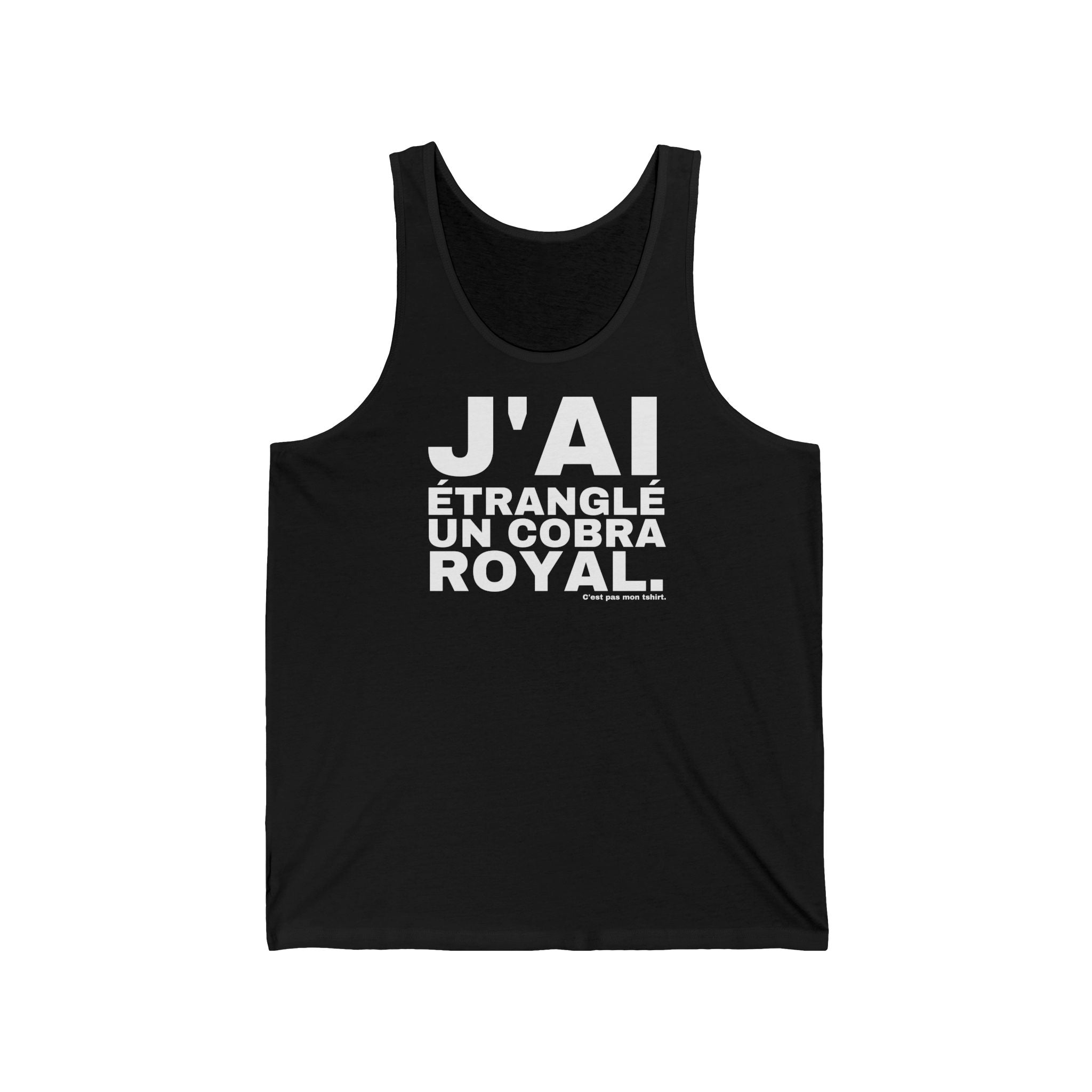 J'AI ÉTRANGLÉ UN COBRA ROYAL.