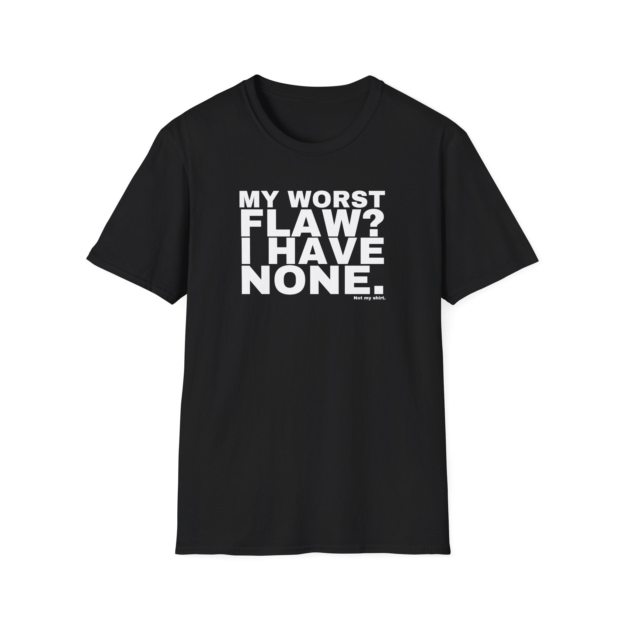 MY WORST FLAW? I HAVE NONE.