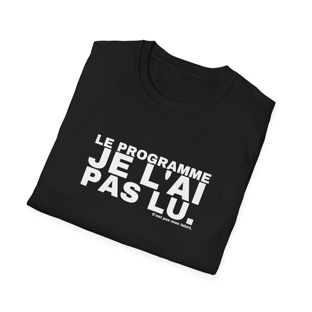 LE PROGRAMME JE L'AI PAS LU.