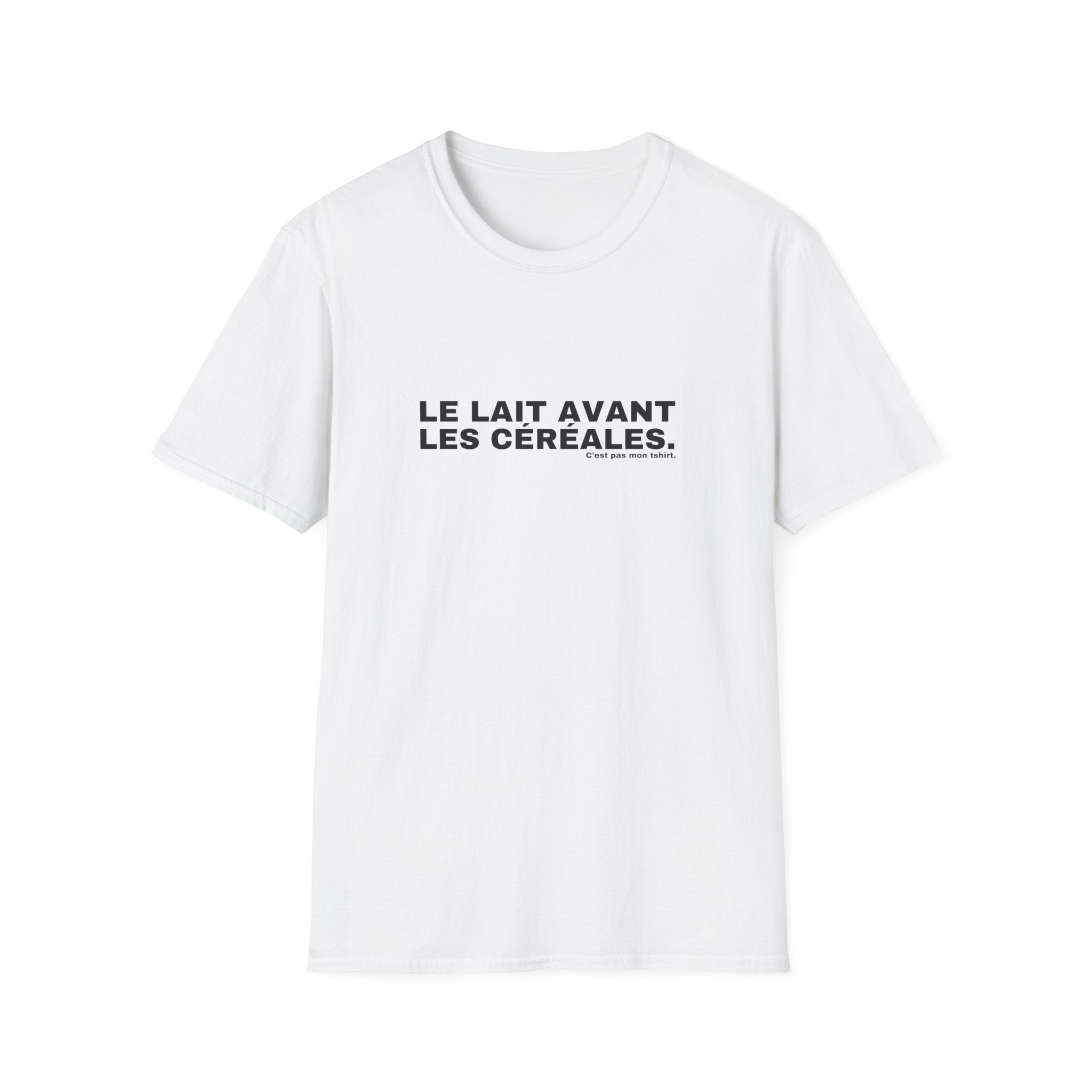 LE LAIT AVANT LES CÉRÉALES.