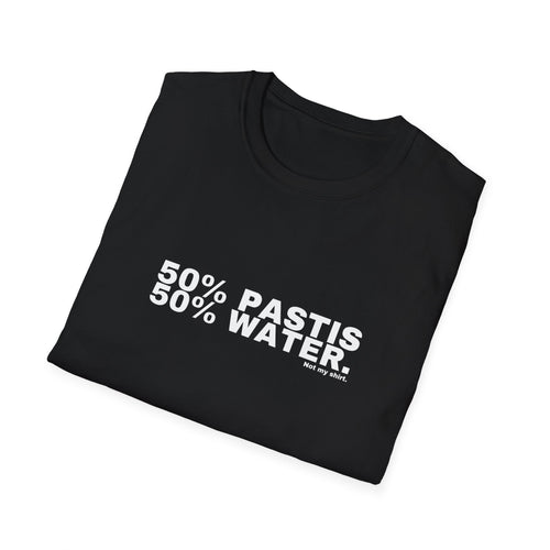 50% PASTIS 50% WATER.