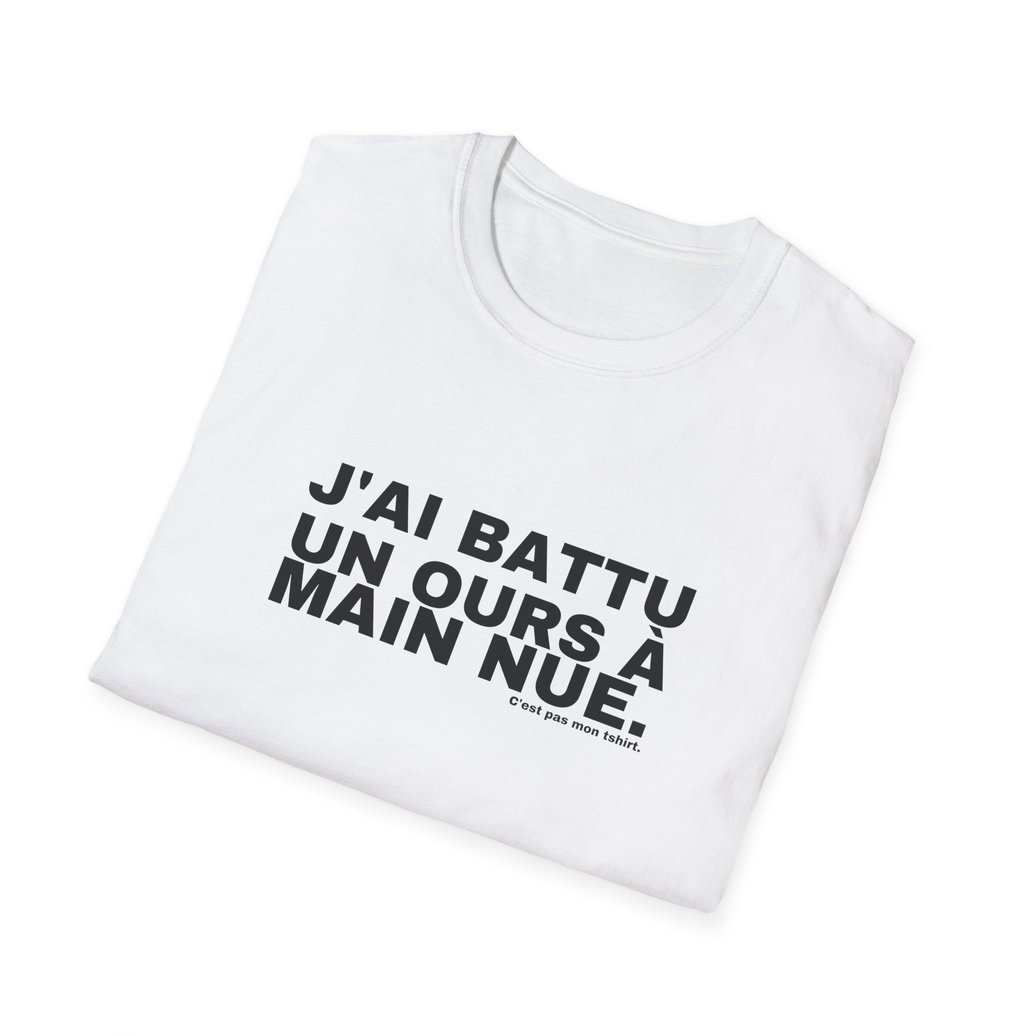 J'AI BATTU UN OURS À MAIN NUE.