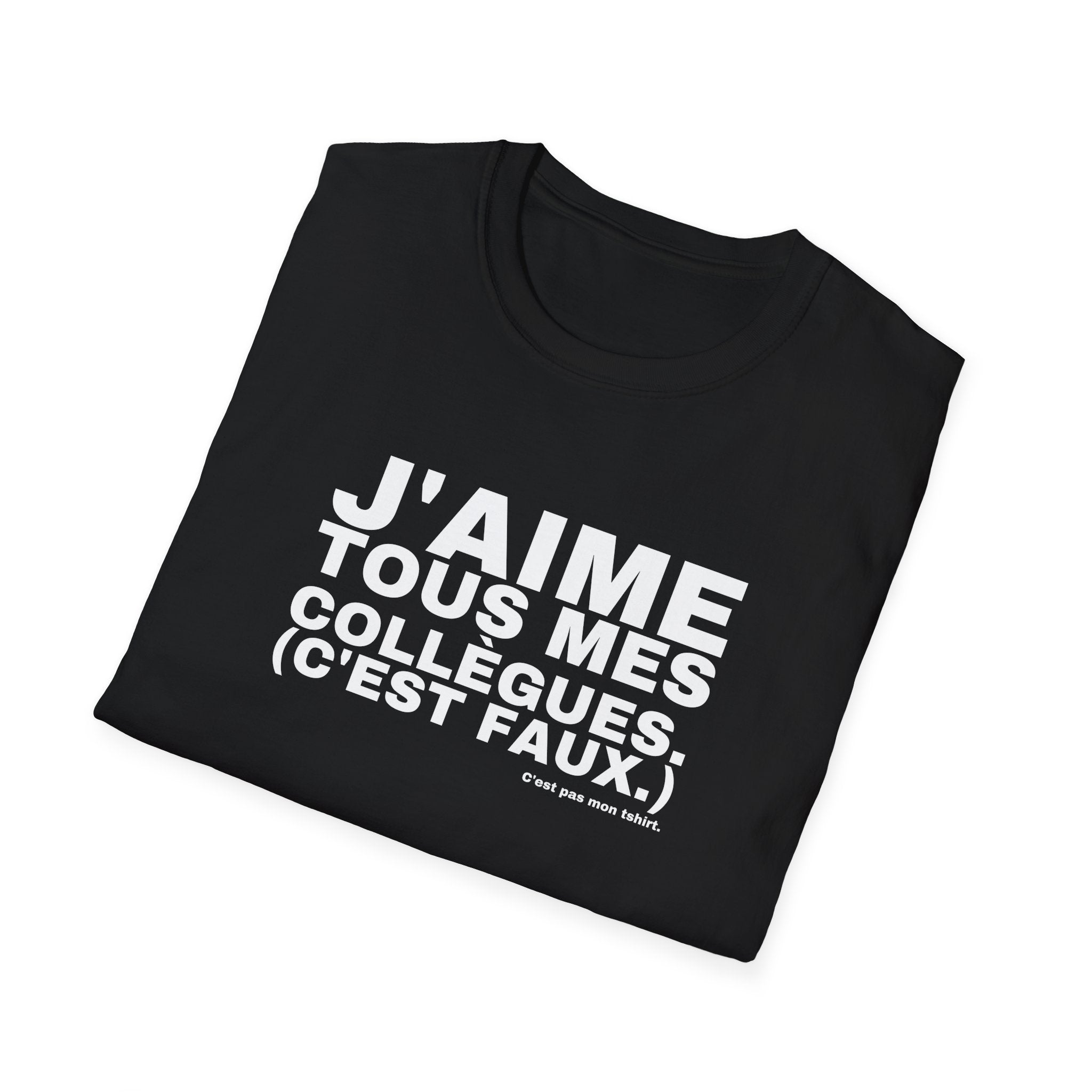 J'AIME TOUS MES COLLÈGUES. (C'EST FAUX.)