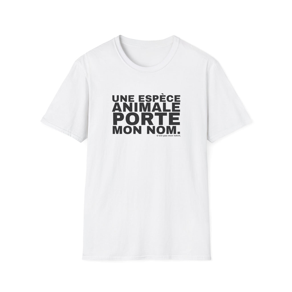 UNE ESPÈCE ANIMALE PORTE MON NOM.