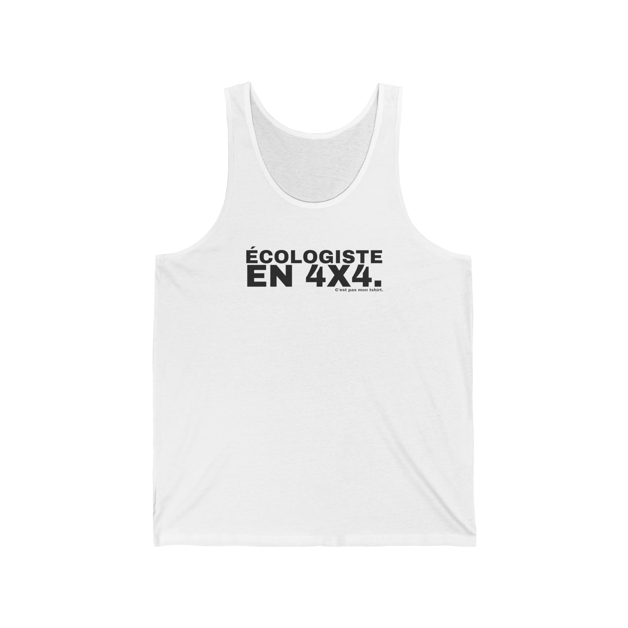 ÉCOLOGISTE EN 4X4.