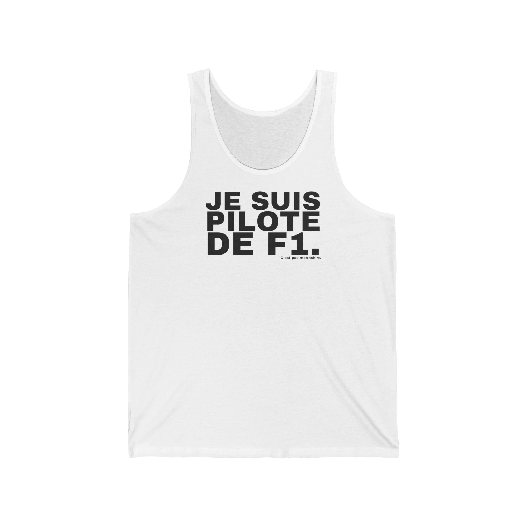 JE SUIS PILOTE DE F1.
