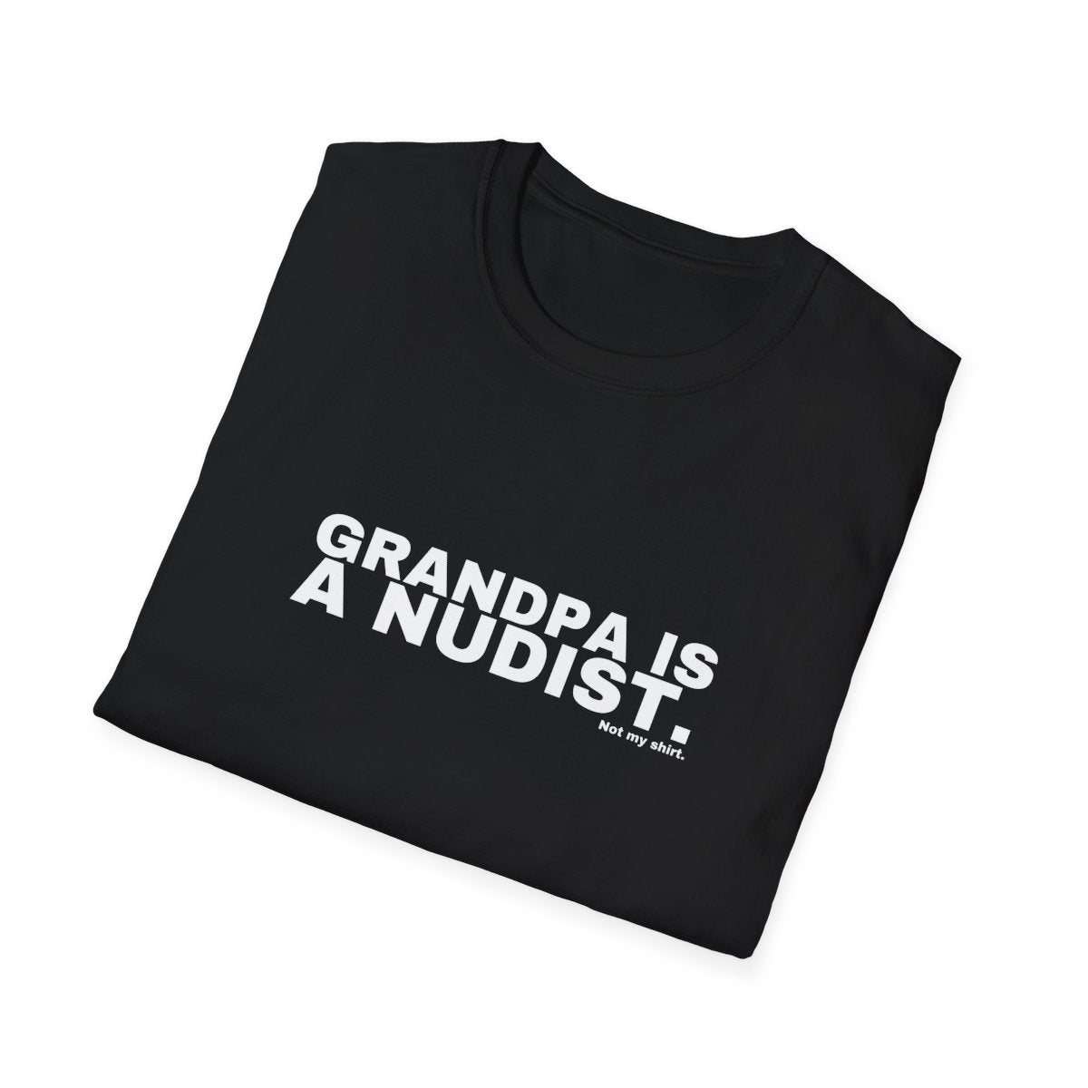 GRANDPA IS A NUDIST.