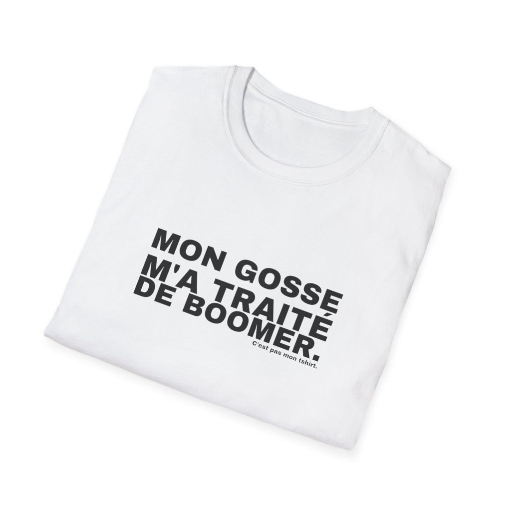 MON GOSSE M'A TRAITÉ DE BOOMER.