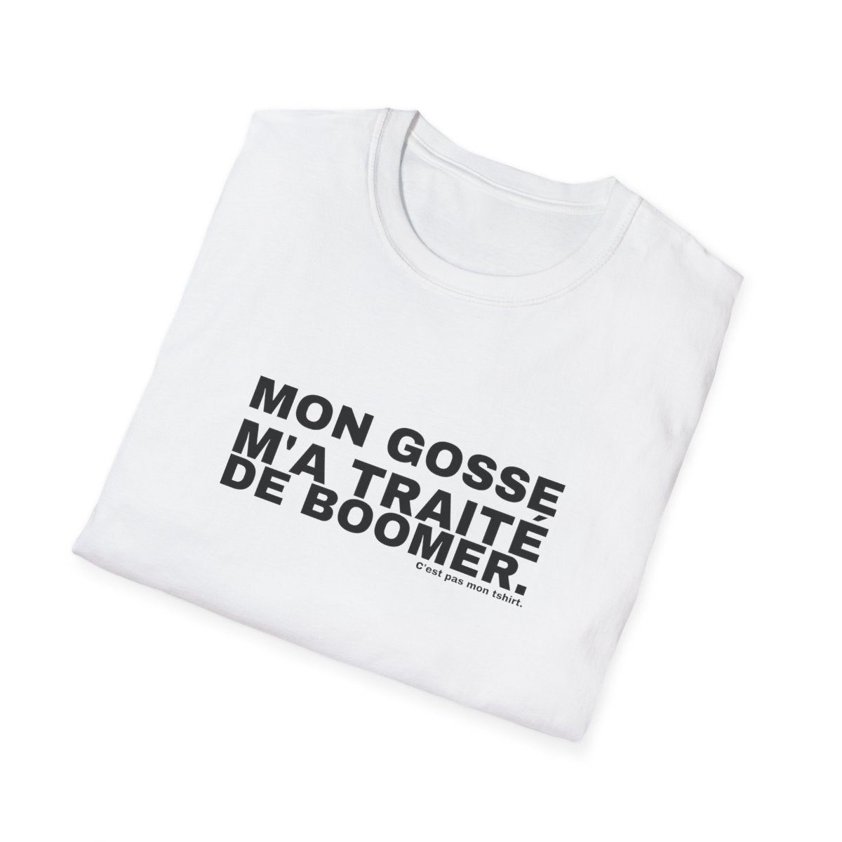 MON GOSSE M'A TRAITÉ DE BOOMER.